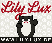 Lily Lux Banner zur Werbung mit Winkekatze