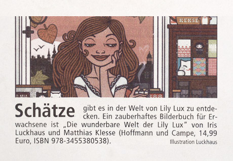 Lily Lux in der Münsterschen Zeitung